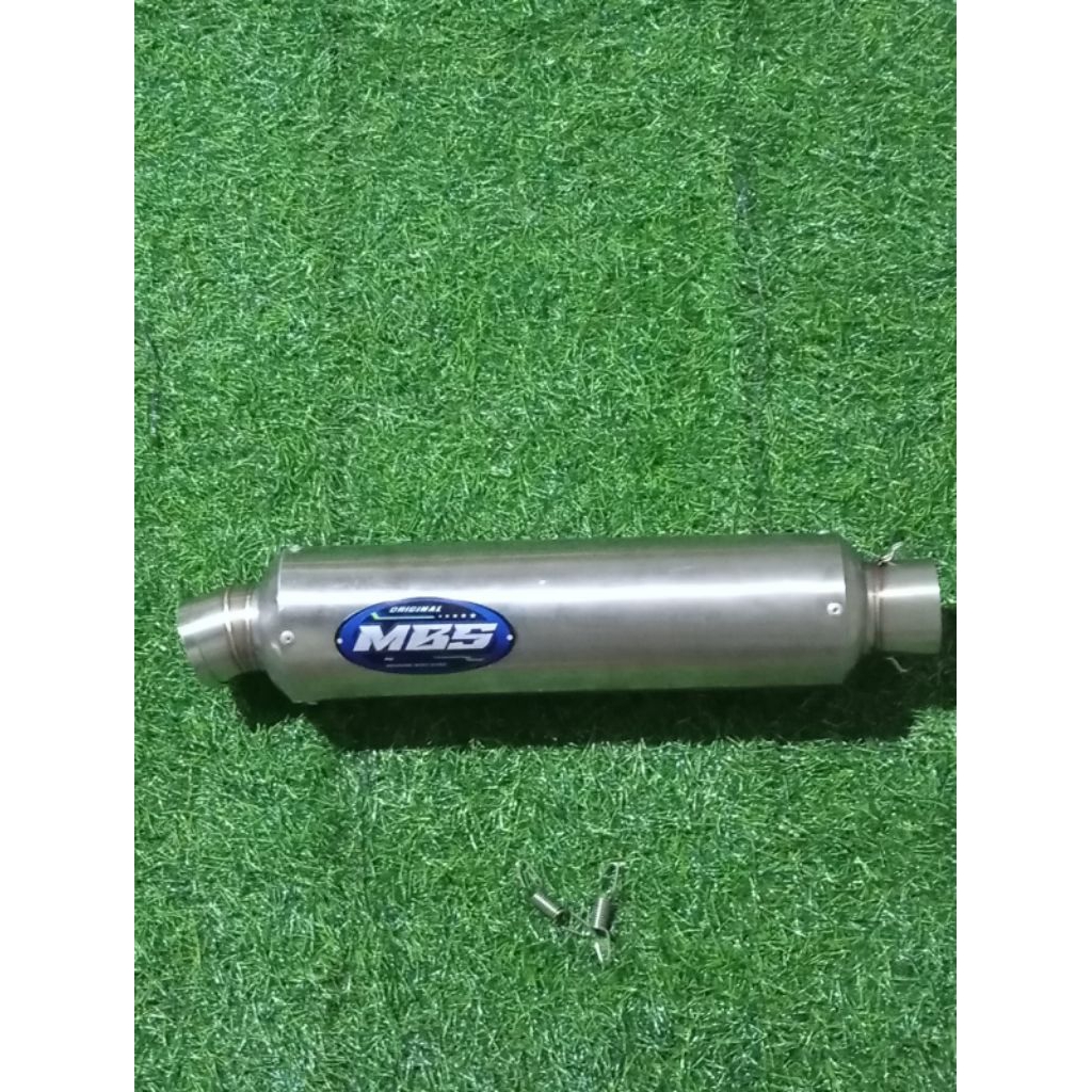 SLINCER ORIGINAL MBS BULAT JENONG KNALPOT WRX OVAL DIAMETER 50 MM