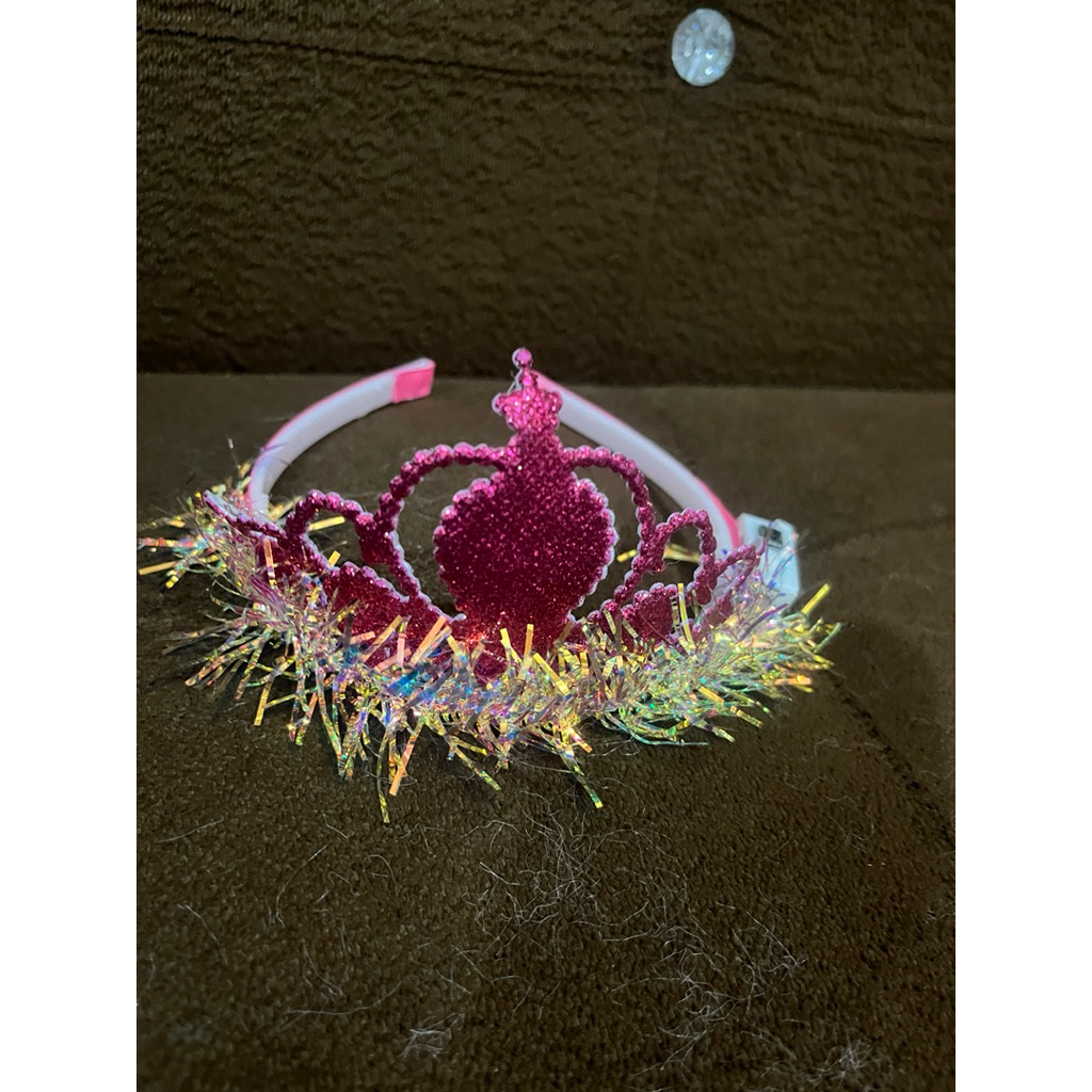 bando mahkota anak bando ulang tahun anak  bando led bando mahkota  nyala
