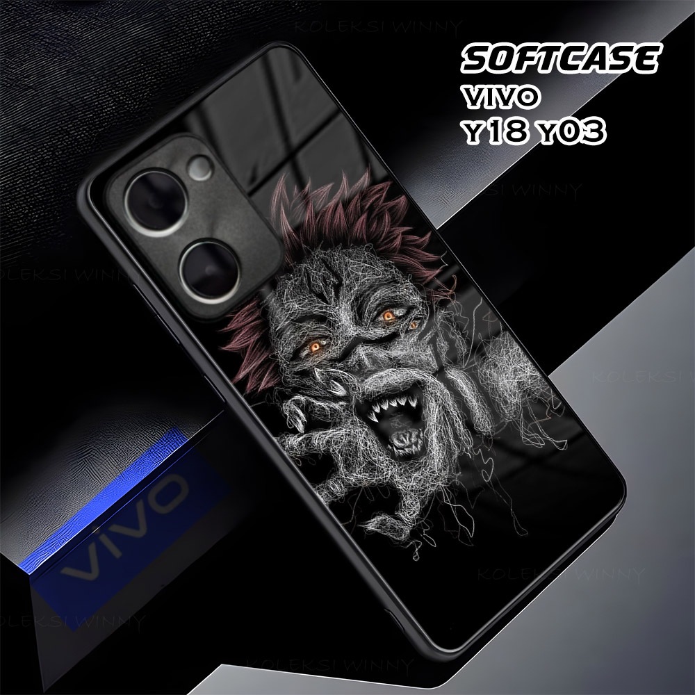 Softcase VIVO Y03 | Y18 | Casing Pelindung Kamera | Case Lucu Aesthetic Keren | W53 ANIME