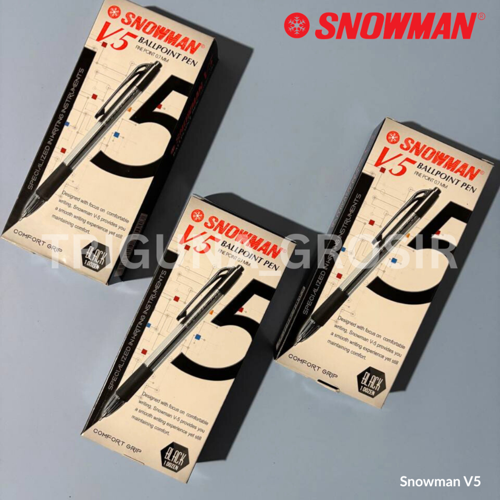 

Dck Pulpen Snowman V5 0.7mm (12 pcs)