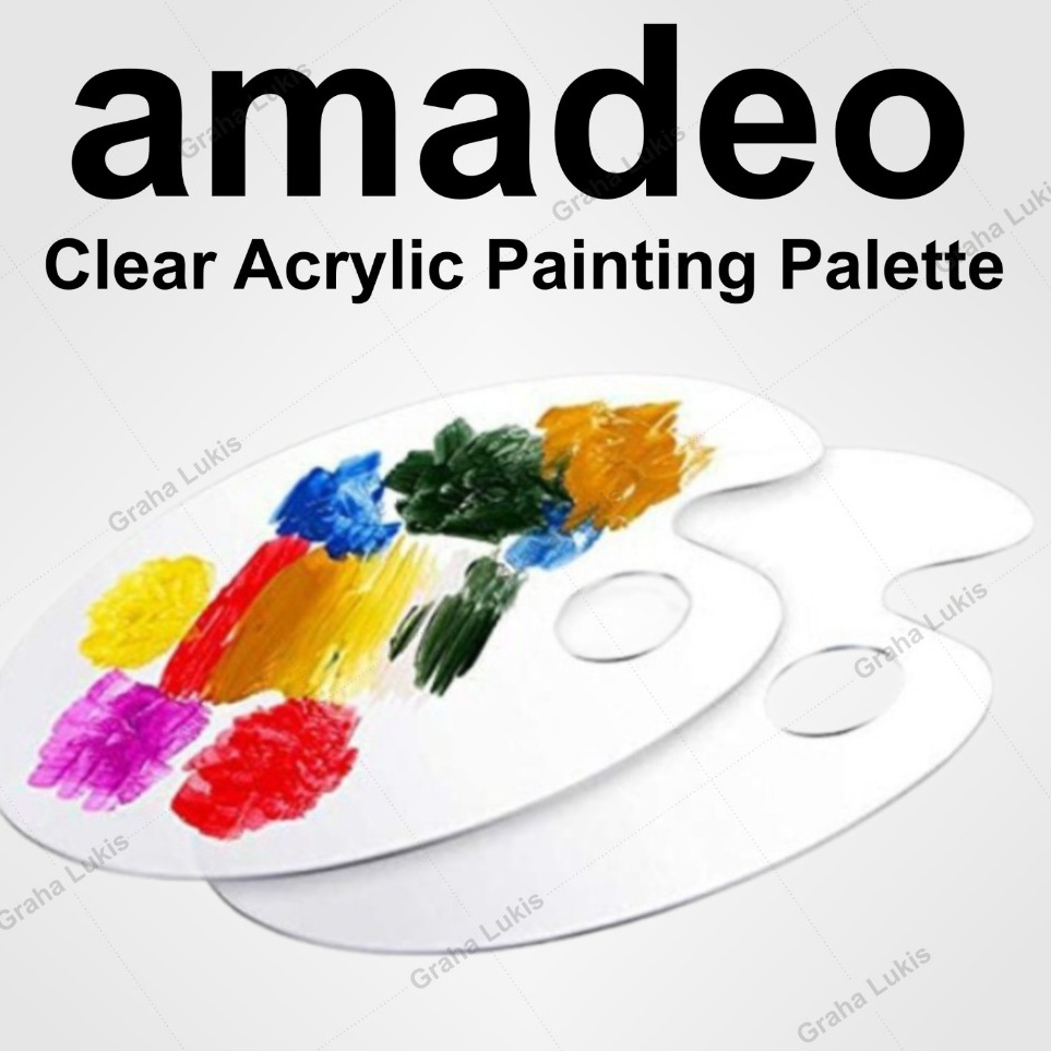 

KODE J12Z Amadeo Clear Acrylic Painting Palette