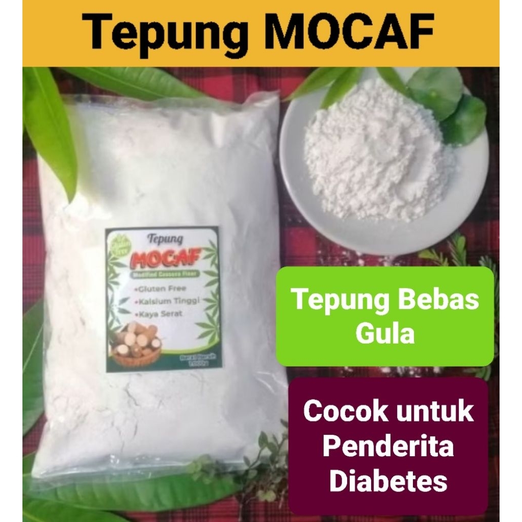 

Tepung MOCAF/Tepung Bebas Gula/Tepung Diabetes 100 gram