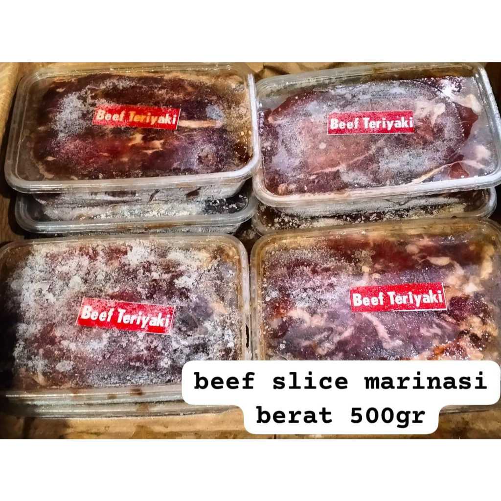 

beef slice marinasi 500 gr