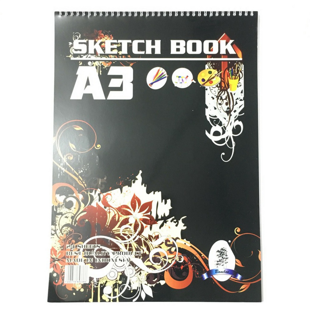 

KODE T3P Bamboo Sketch Book Buku Gambar A3 Portrait 24 Sheets