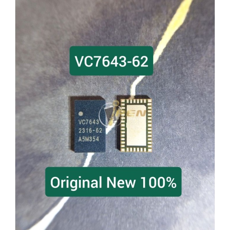 KODE G98U IC PA VC7643 Original New Tested Rf VC 7643 62 Redmi Note 9