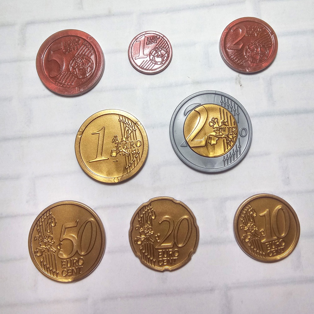 REPLIKA KOIN PLASTIK EURO