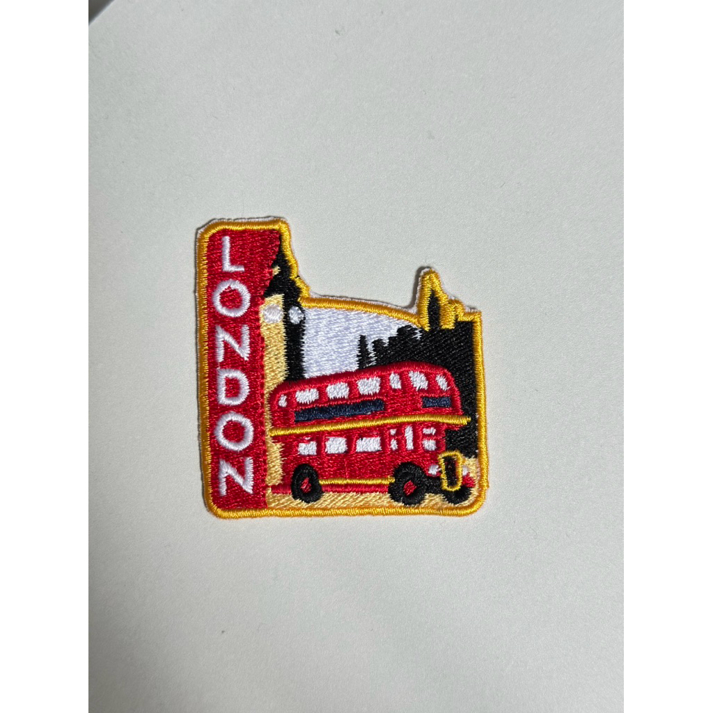 London Bus Patch / emblem london bus / bordir bus