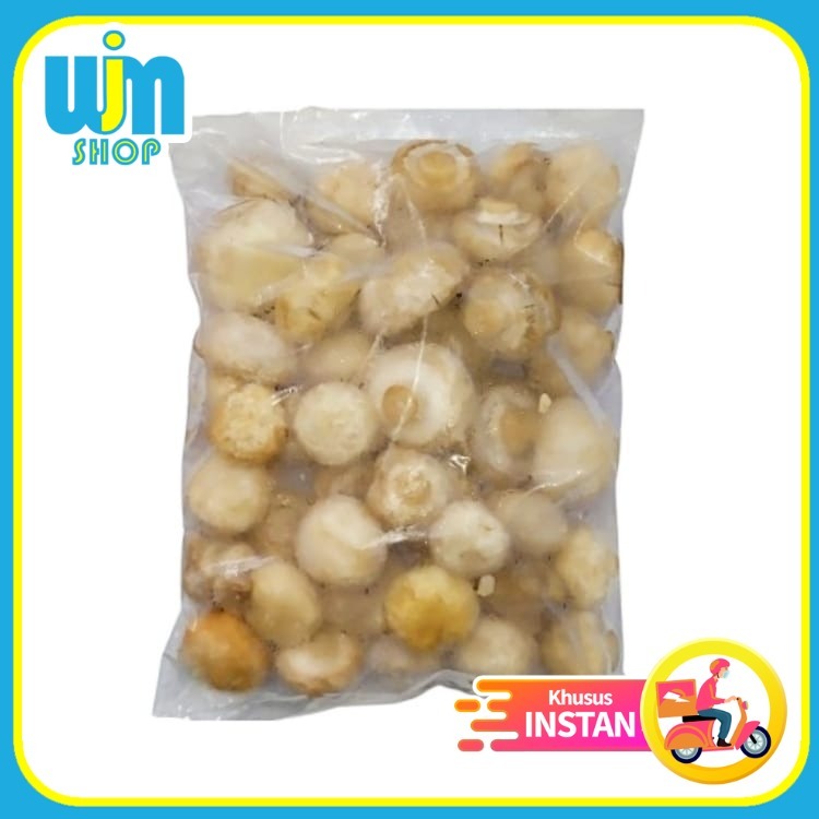 

Jamur Kancing Utuh 1kg | Frozen Champignon Whole - WJM Makassar