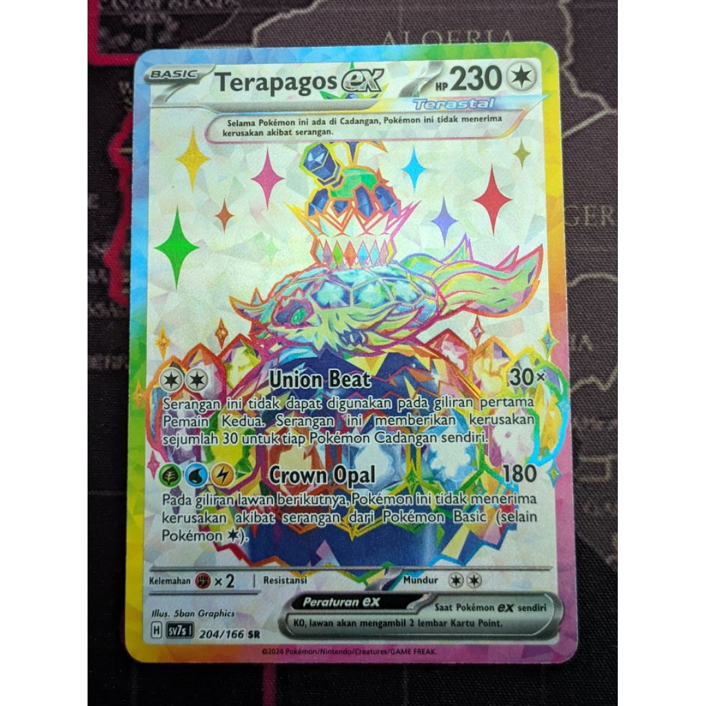 Terapagos EX - Kartu Pokemon