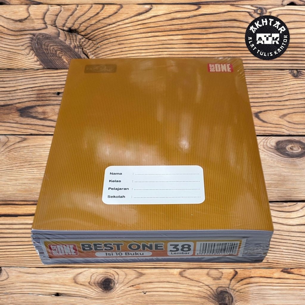 

BUKU TULIS SIDU KRAFT SAMPUL COKLAT ISI 40 LEMBAR (1 PACK 10 BUKU) BEST ONE KRAFT 38 LEMBAR