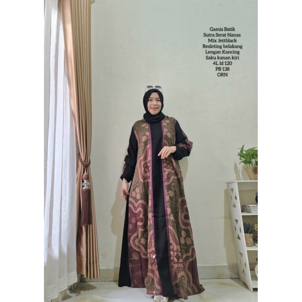 Gamis Batik Lidya JB