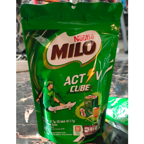 

Ygshop17 Nestle Milo Cube 1 Pouch Isi 25 Blok - Milo Kotak