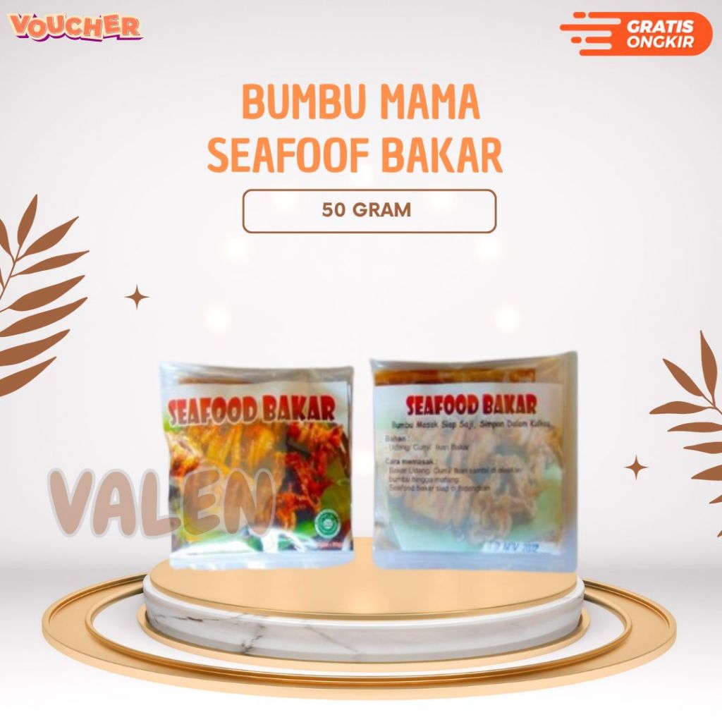 

Bumbu Mama Seafood Bakar 50 Gr Halal