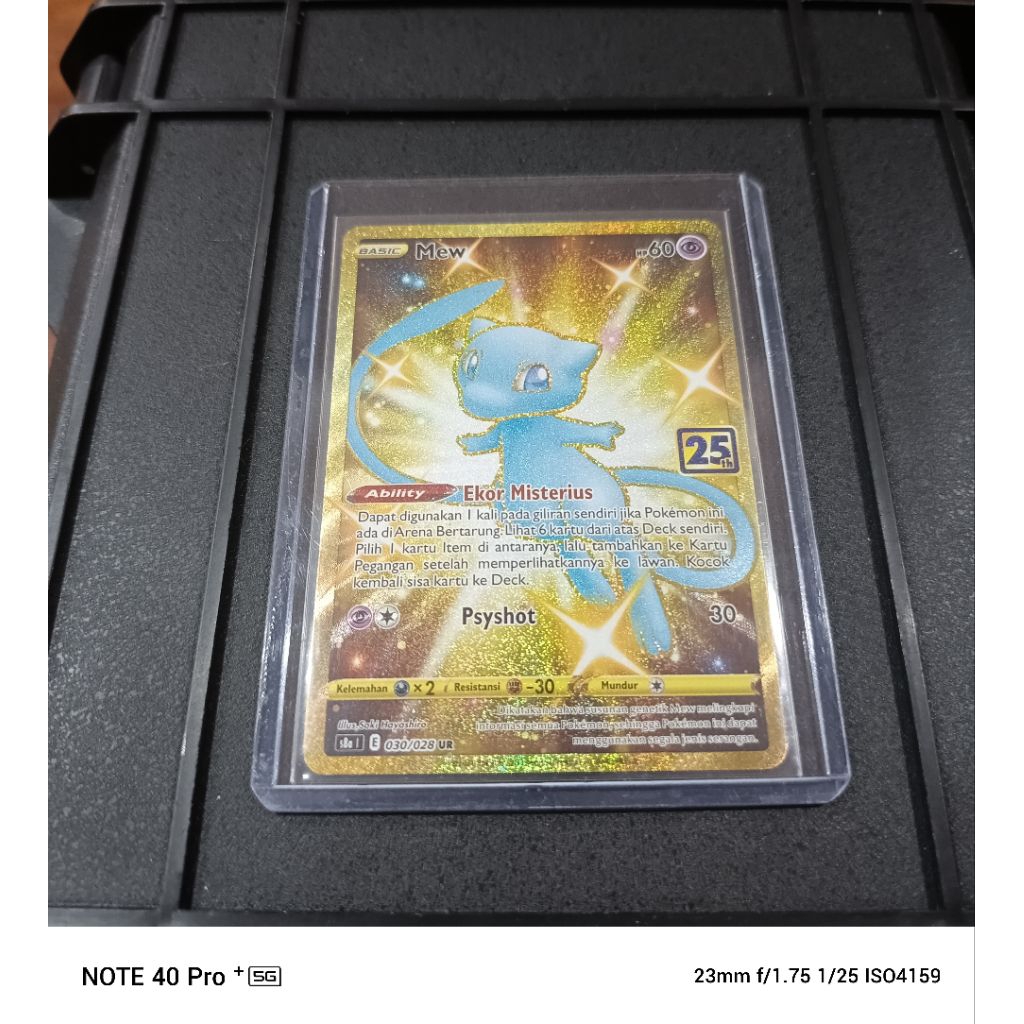 TCG Pokemon Indonesia Ori Mew 25th UR
