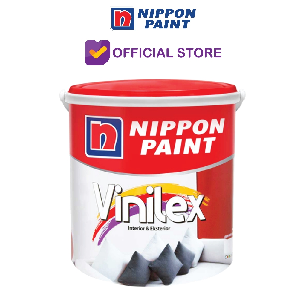 CAT TEMBOK DALAM VINILEX KEMBANG PASTEL WARNA PUTIH 300 UKURAN 5KG