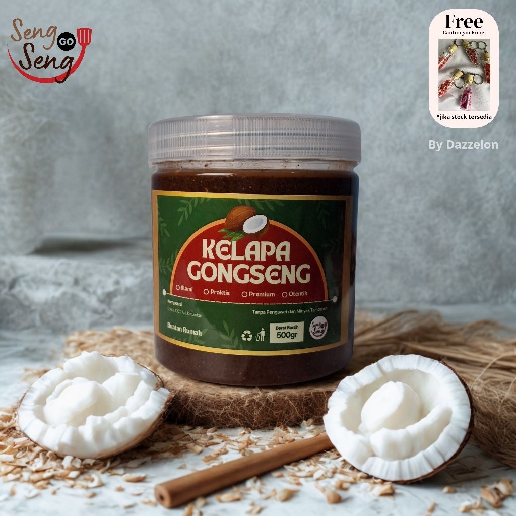 

KELAPA GONGSENG 500gr TRADISIONAL & PREMIUM | MINYAK KELAPA ASLI Coconut