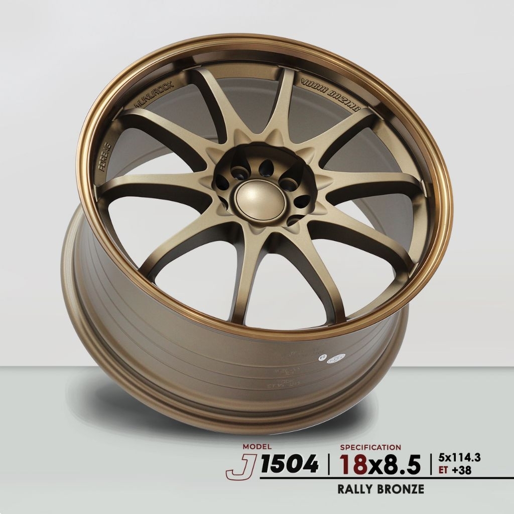 Velg Ce28 ring 18 lebar 8.5 et38 pcd 5x114 bronze
