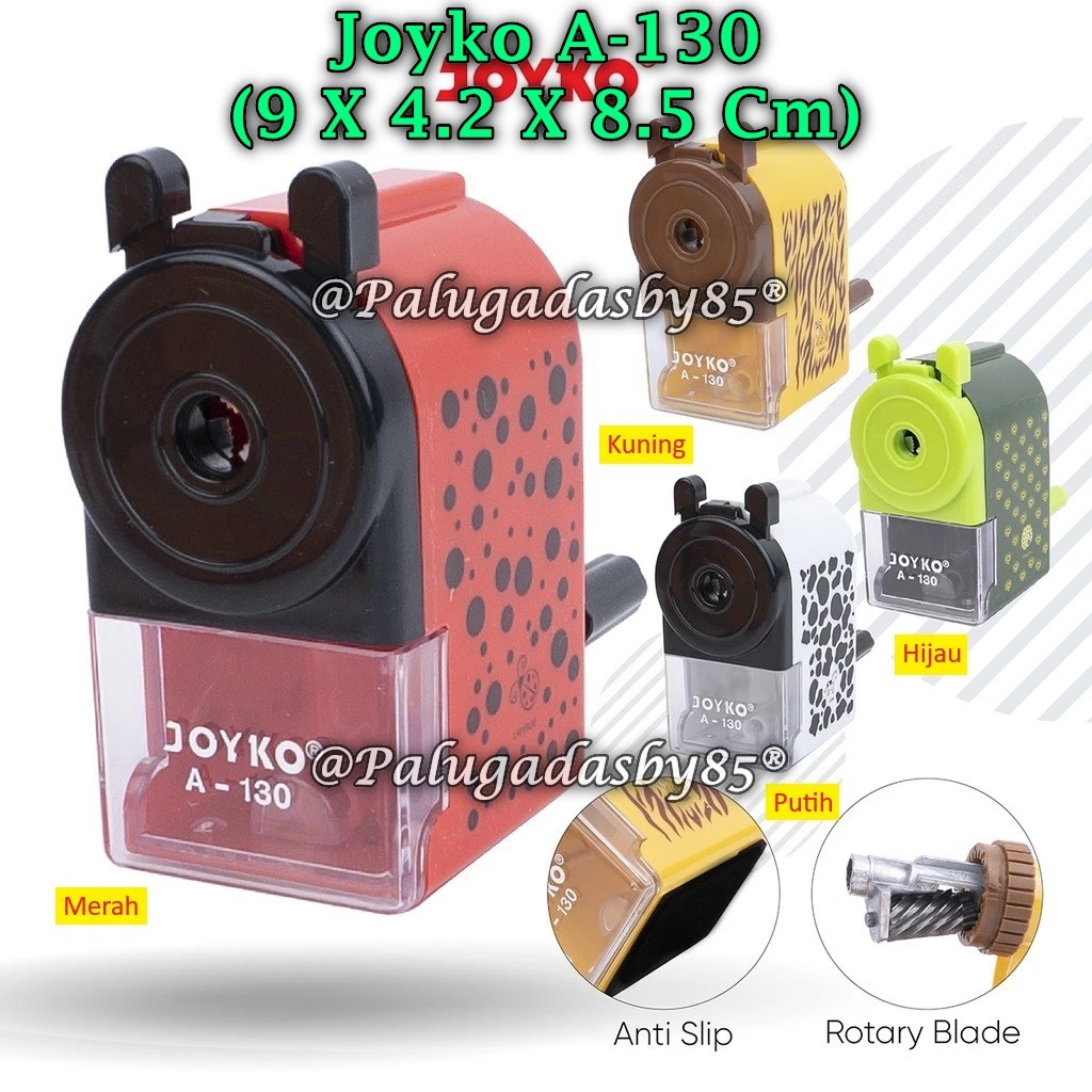 

(1 Biji) Rautan Meja Putar JOYKO A-130 Savanna / Rautan Serutan Sharpener Joyko A-130 (1 Biji)