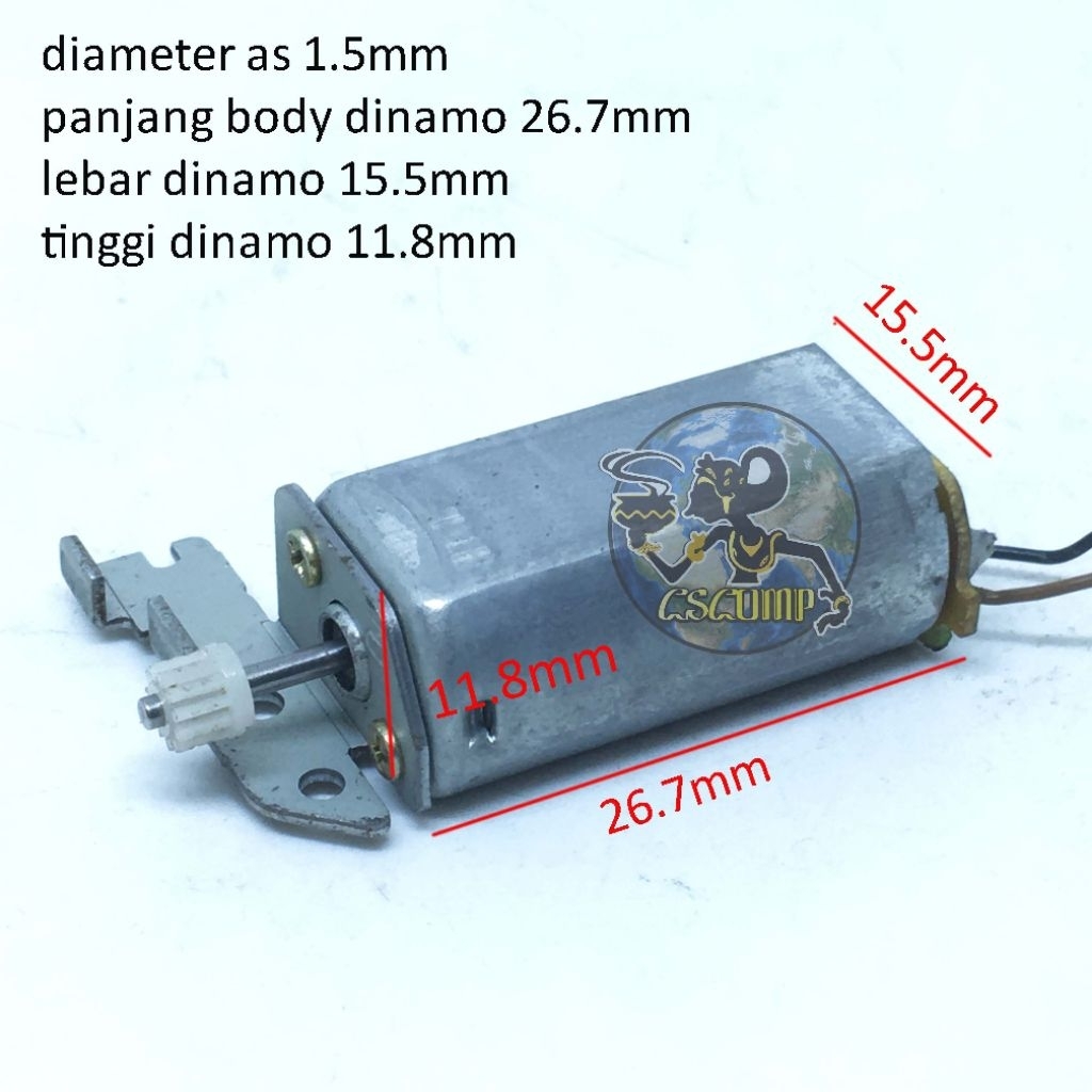 Dinamo Motor DC FF-050SK-12150 5.9Volt