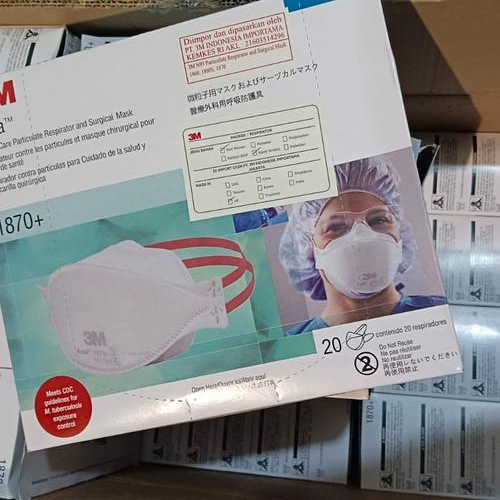 3M Aura 1870+ Masker N95 Surgical Mask isi 20