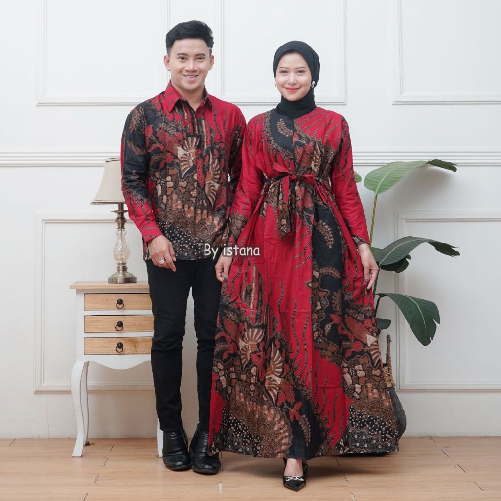 Ariefa Batik - Batik Couple | Batik Couple Modern | Couple Batik | Gamis | Batik Couple Gamis