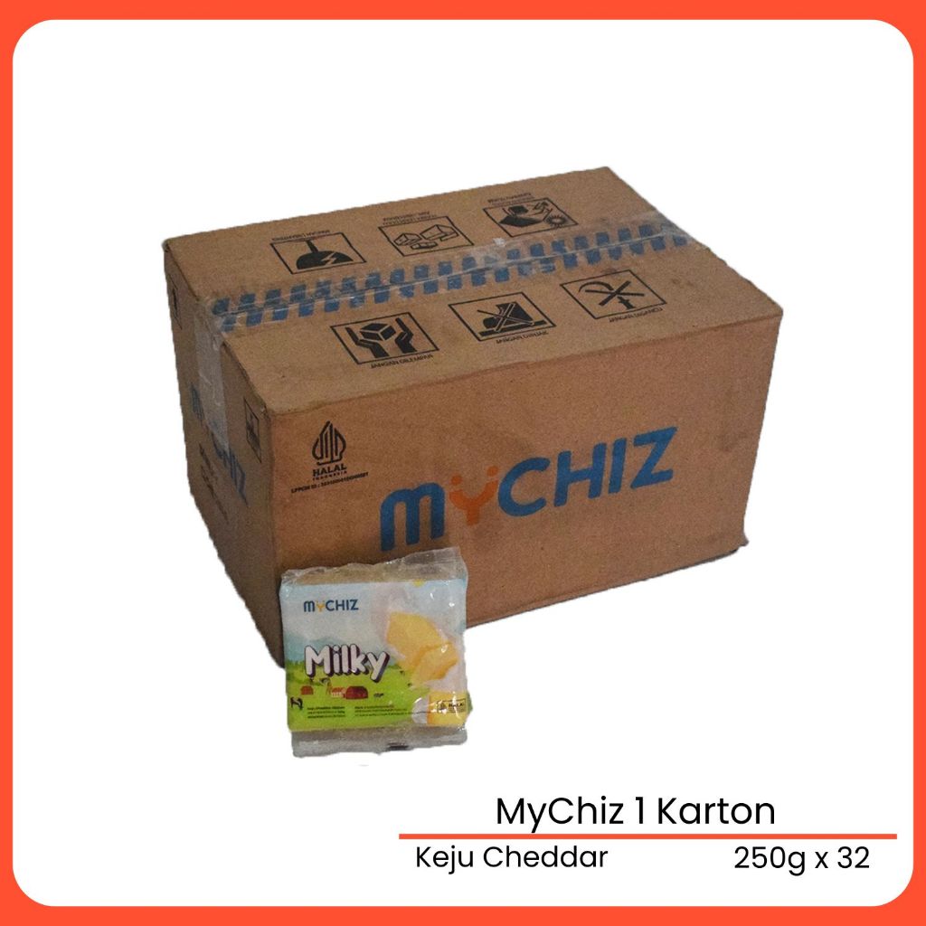 

MyChiz Milky Keju Olahan Creamy / 250g x 32 / Keju Milky Soft