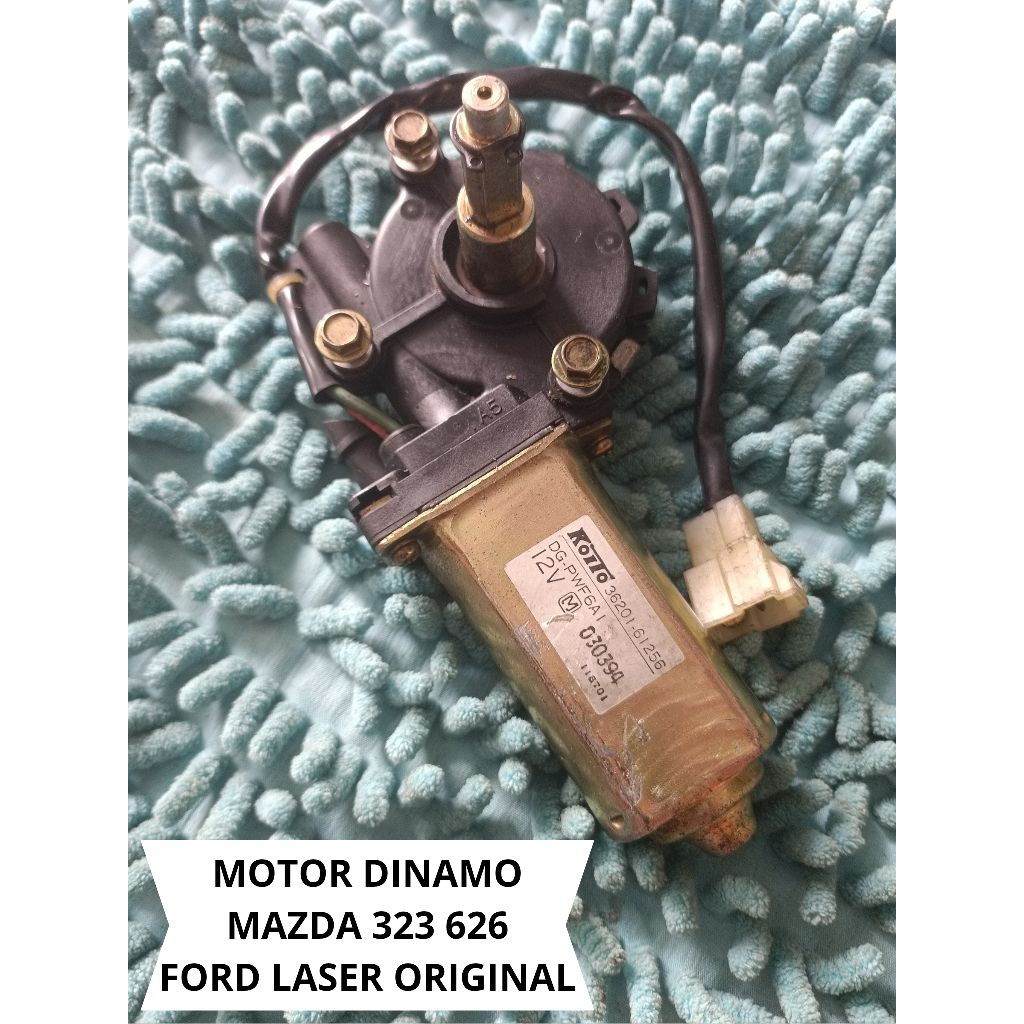 Motor dinamo power window Mazda 323, 626. Ford laser pintu depan kiri atau belakang kiri original