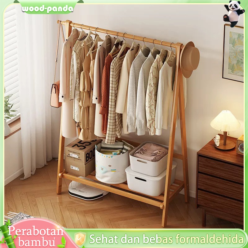 Stand Hanger Gantungan Baju Berdiri Rak Baju Stand Hanger Lipat Stand Hanger Triangle Gantungan Baju