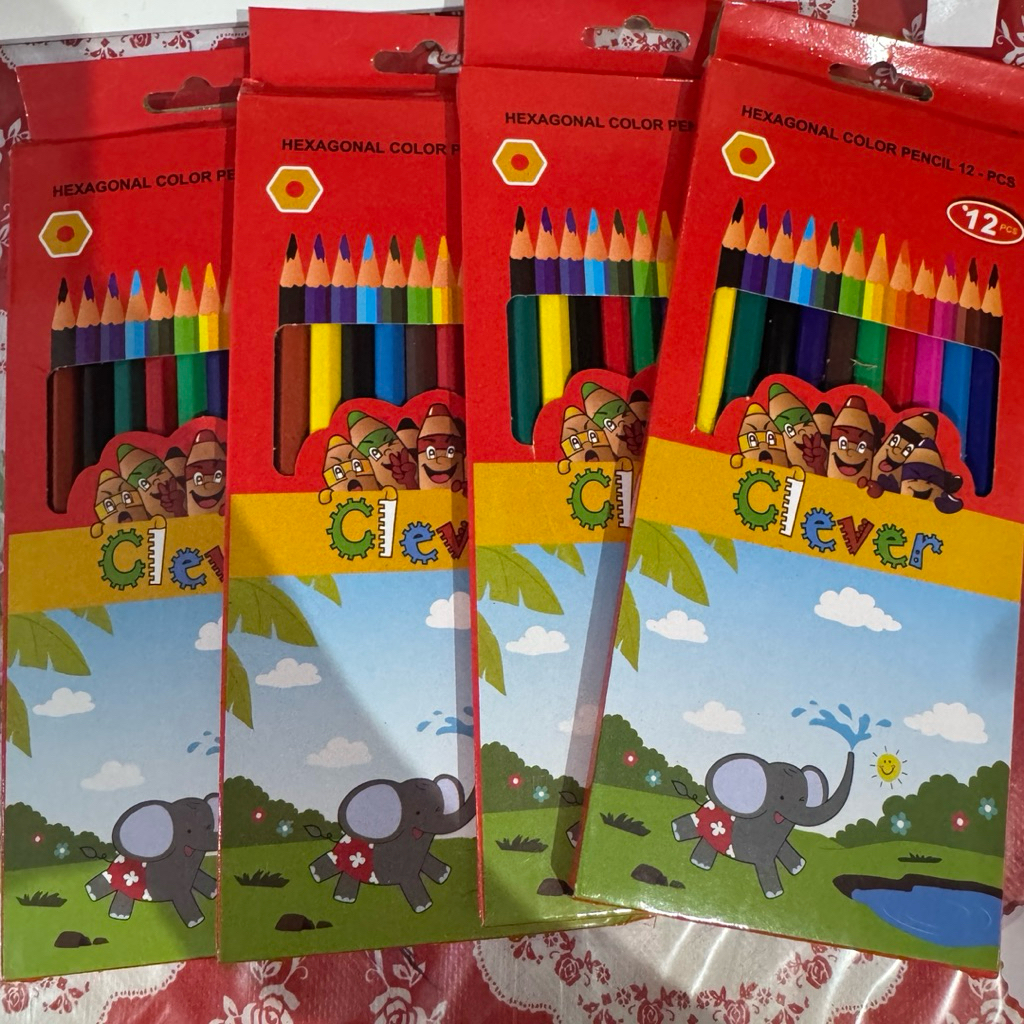 

Pensil Mewarnai Panjang Clever 12 Warna Pencil Color Clever