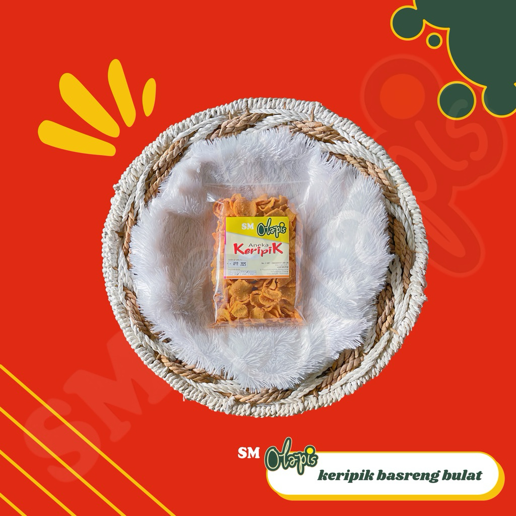 

KERIPIK BASRENG BULAT PEDAS VIRAL KEMASAN KECIL DAN BESAR CAMILAN OLEH OLEH SARI MURNI CILACAP