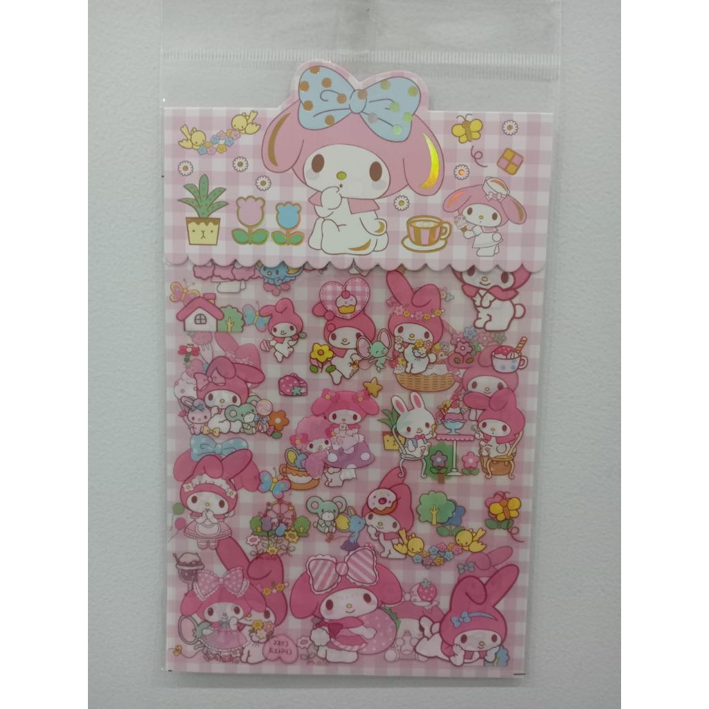 

ATS-51477 Sanrio My Melody Sticker Gambar Tempel 136×188 Mm Stiker