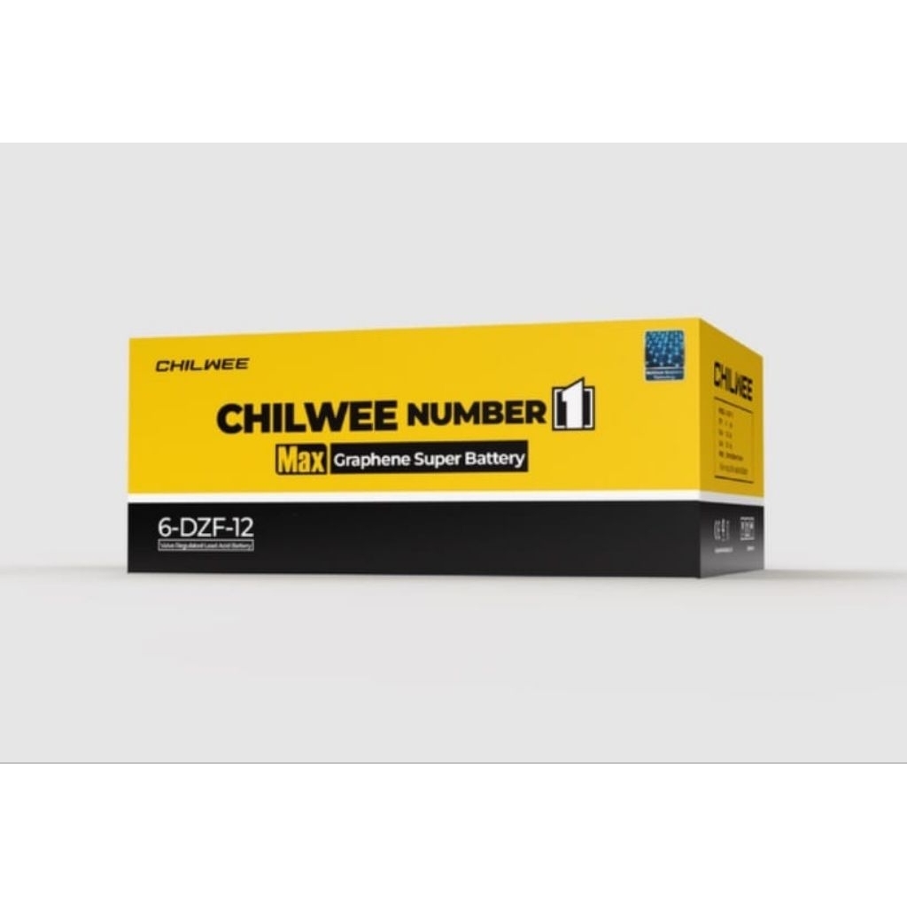 YUU EBIKE SPAREPART  aki kering baterai elektrik sepeda 48V12A CHILWEE 6DZF12 aki tahan lama awet