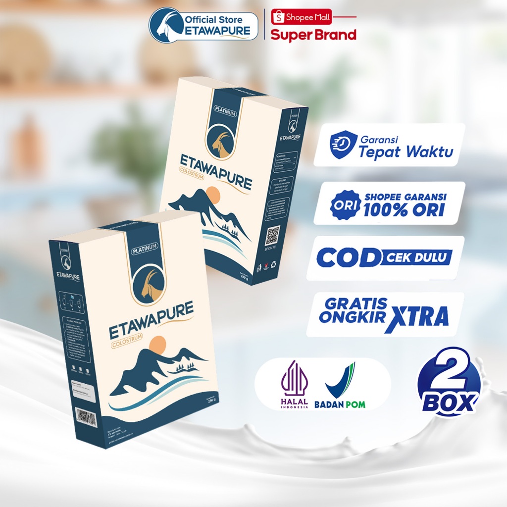 

PAKET 2 BOX Etawapure Susu Kambing Etawa Murni Original