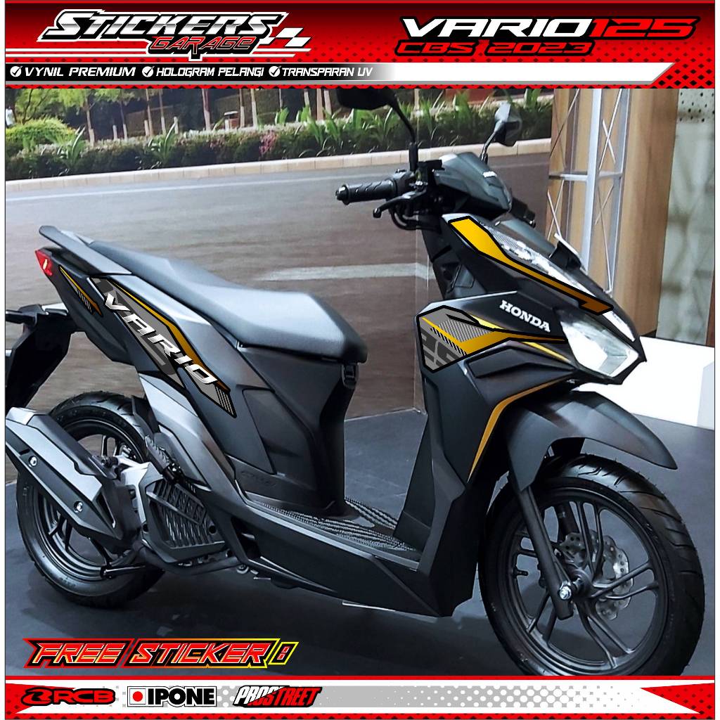 STRIPING VARIASI HONDA VARIO 125 / STICKER LIST MOTOR HONDA VARIO 125