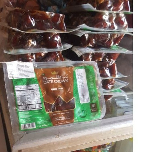 

kurma khalas press date crown 250gr exp 2026