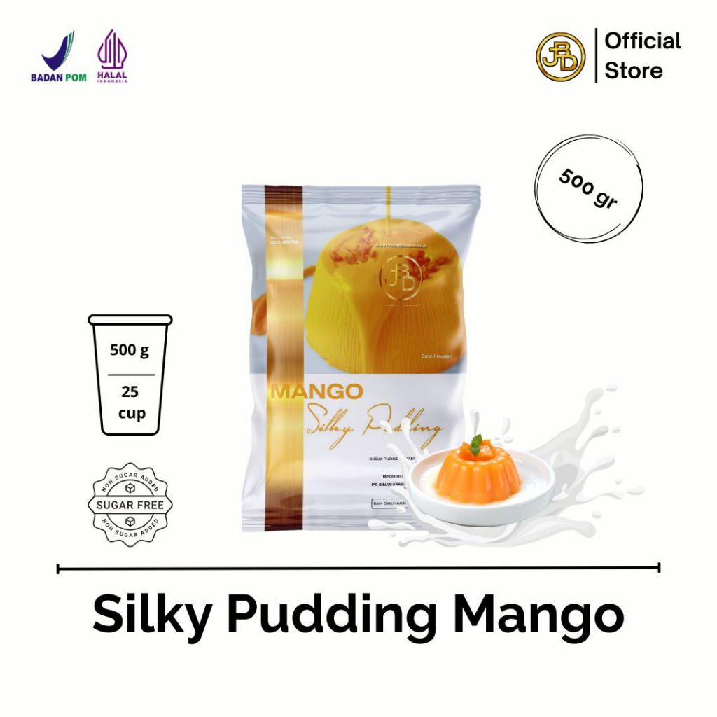 

Silky Pudding MANGO - Silky Bubuk Powder | Jakarta Bubble Drink