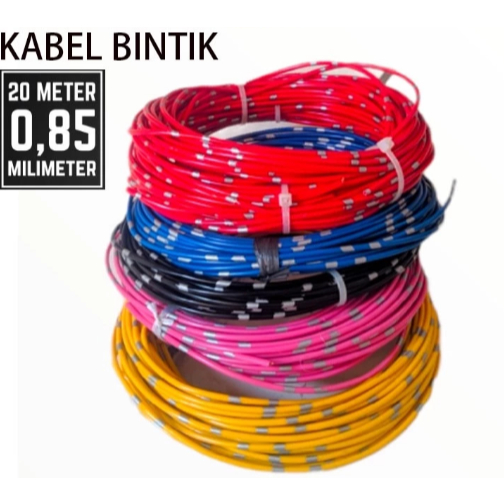 Kabel engkel Jepang 0,5mm x 20M KABEL AUDIO LAMPU MOBIL MOTOR