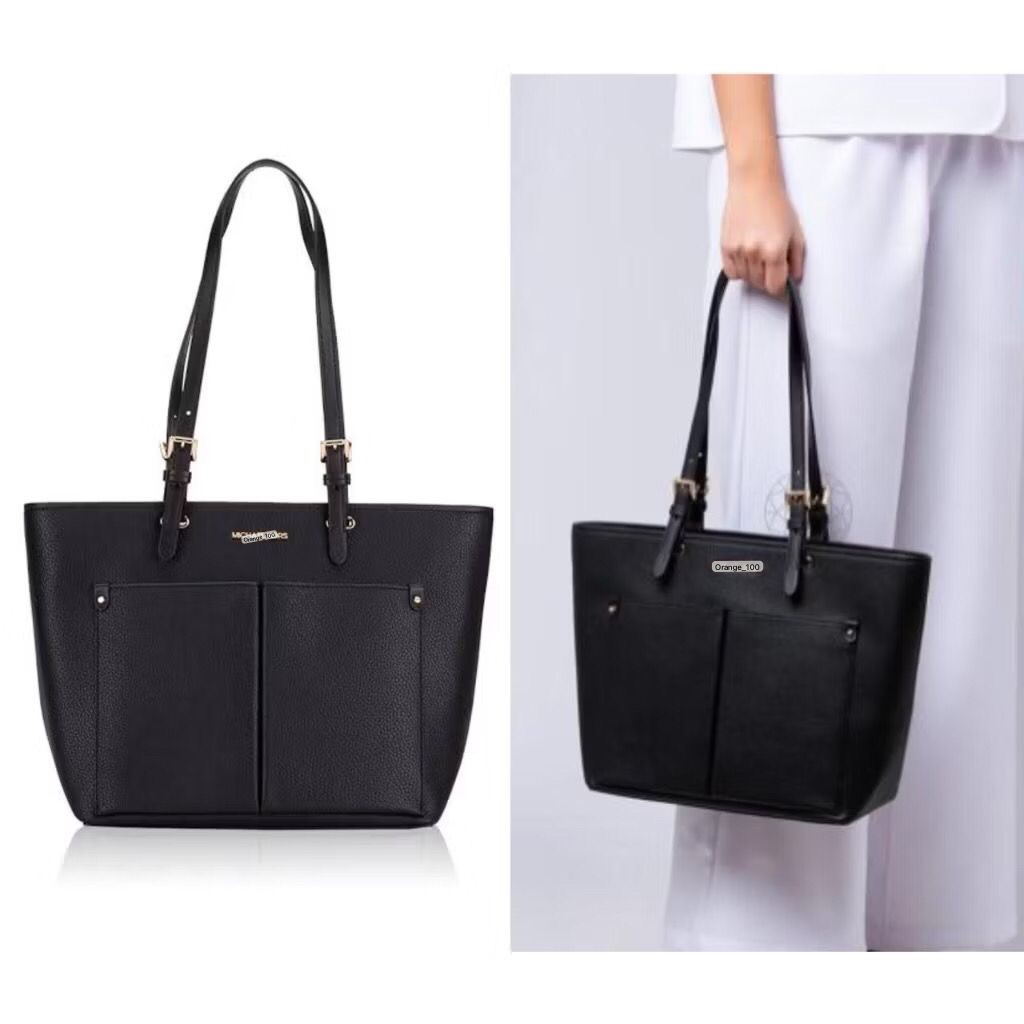 TAS WANITA MK JET SET TRAVEL MEDIUM POCKET TOTE ORIGINAL