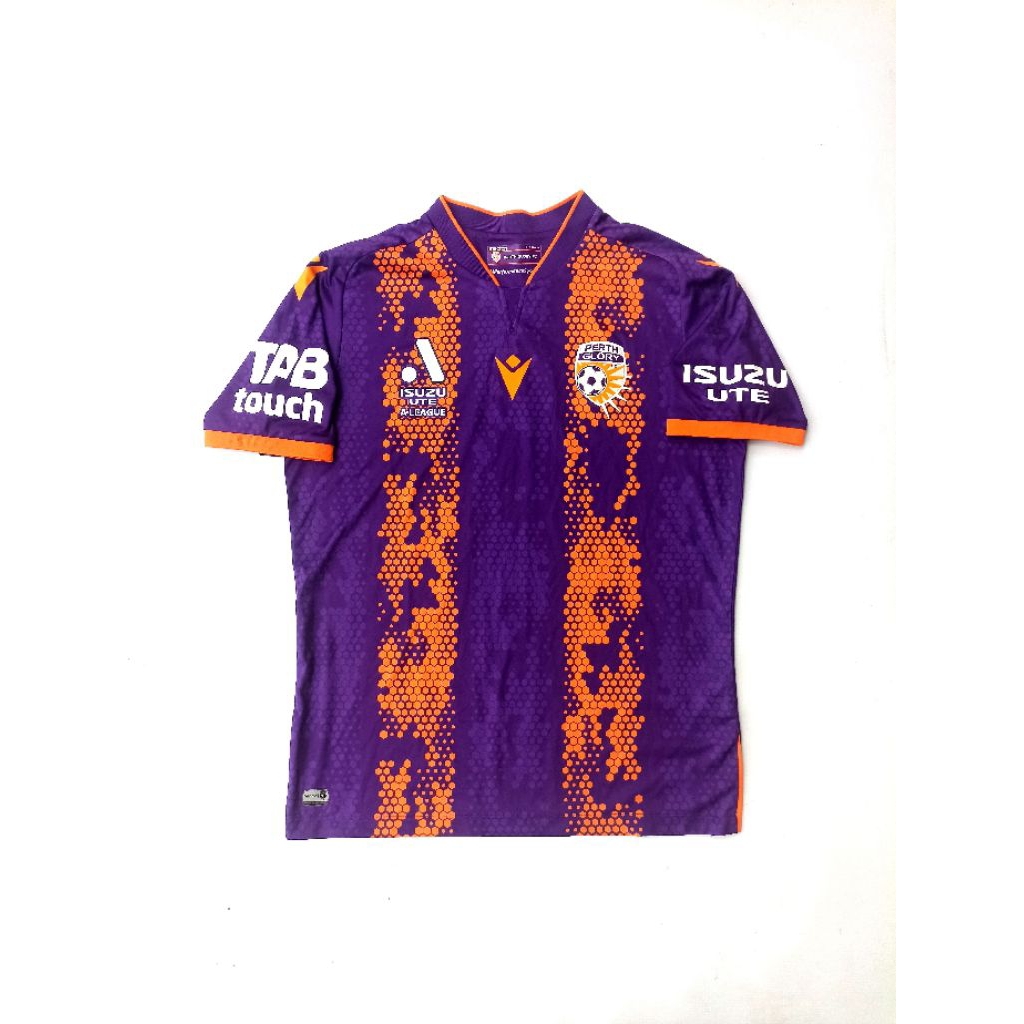 Perth Glory FC Home 2022/23 Original jersey by macron apparel / baju bola liga Australia not vintage
