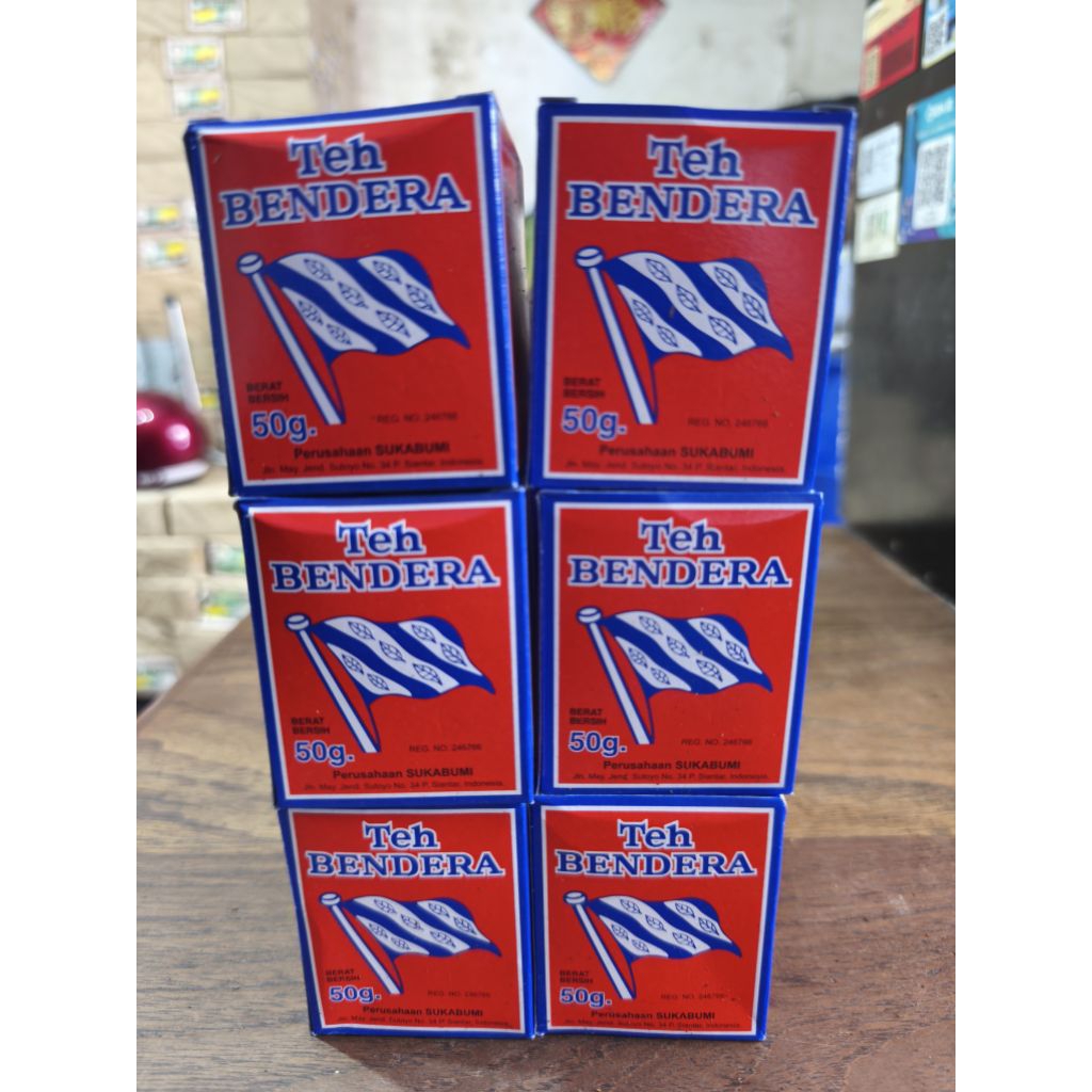 

Teh Bendera Bubuk 1 pack/10 kotak
