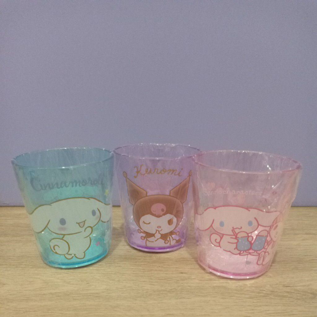 Gelas sanrio asli jepang ori japan daiso