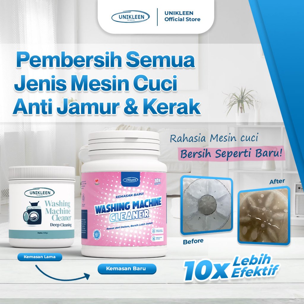 UNIKLEEN Pembersih Mesin Cuci Antibakteri Washing Machine Cleaner/pembersih mesin cuci/pembersih mes