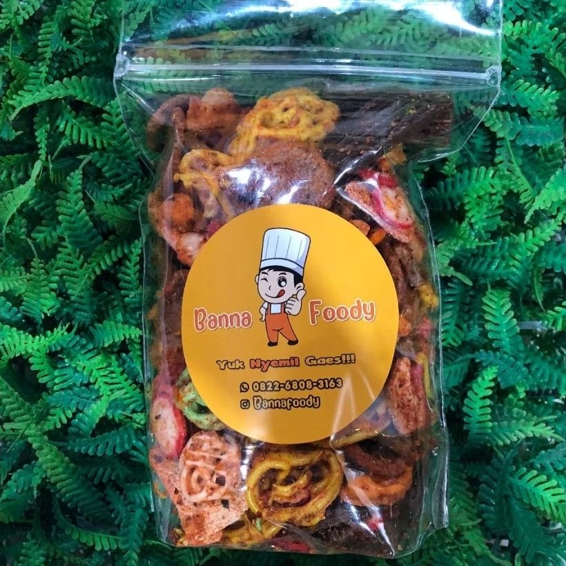 

KERUPUK SEBLAK MIX ISI 250 GRAM | Banna Foody | Snack Viral