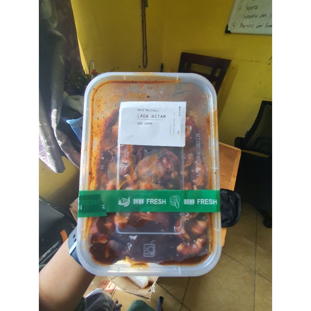 

Beef Marinasi Lada Hitam 500gram