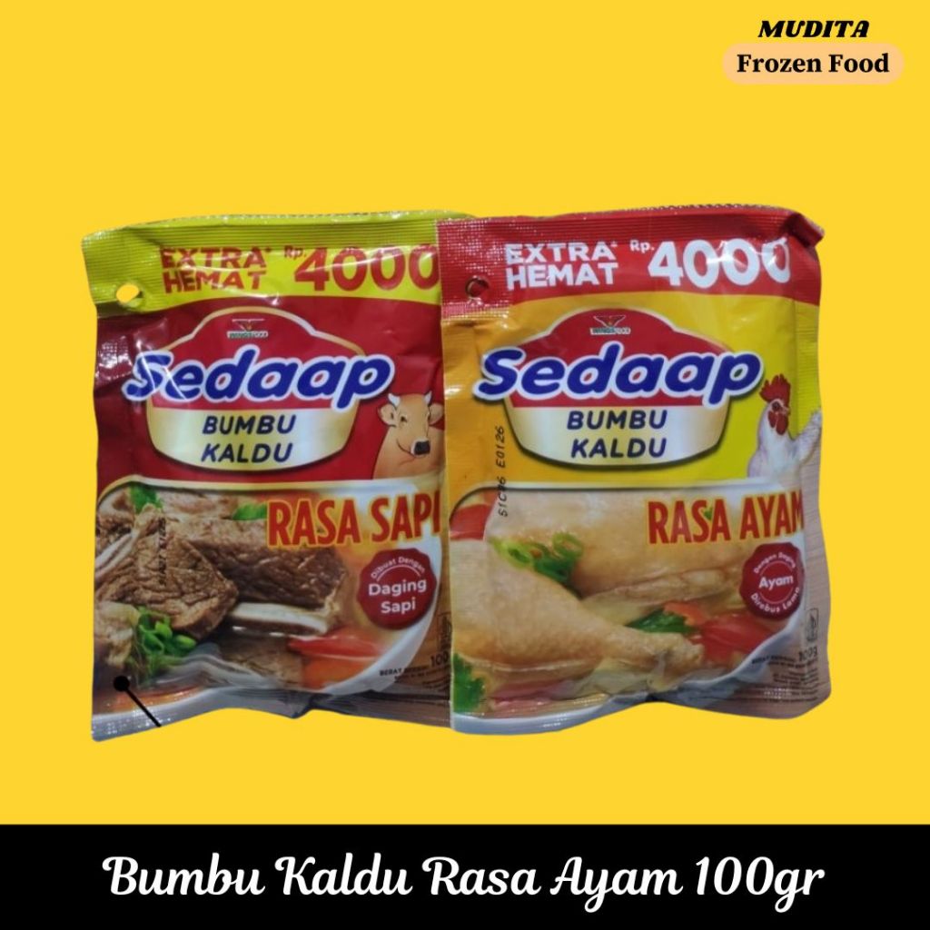 

Bumbu Kaldu Rasa Ayam Sedap 100gr
