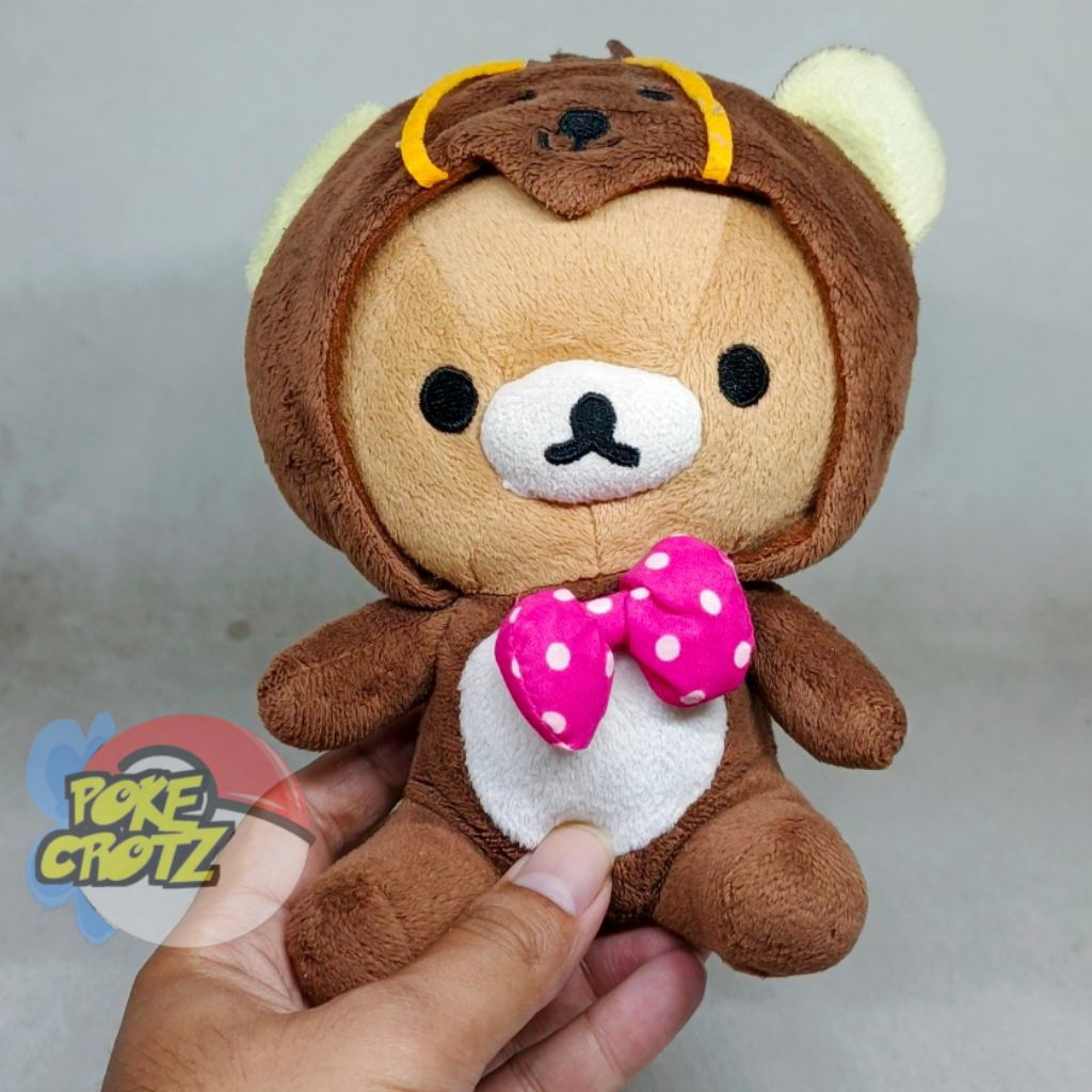 Boneka rilakkuma shio monkey monyet No brand plush 17cm