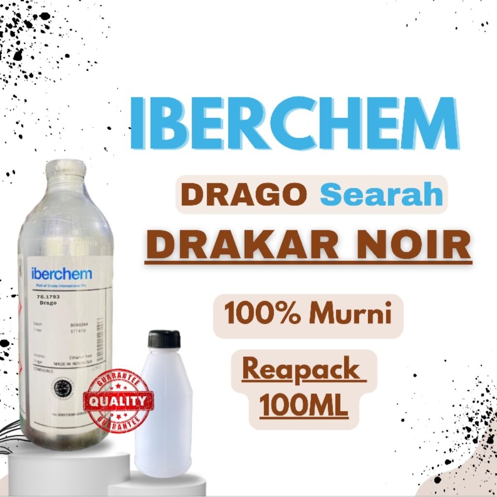 Drago By Iberchem Bibit Parfum 100% Murni Searah Drakar Noir Kemasan Repack 100ml