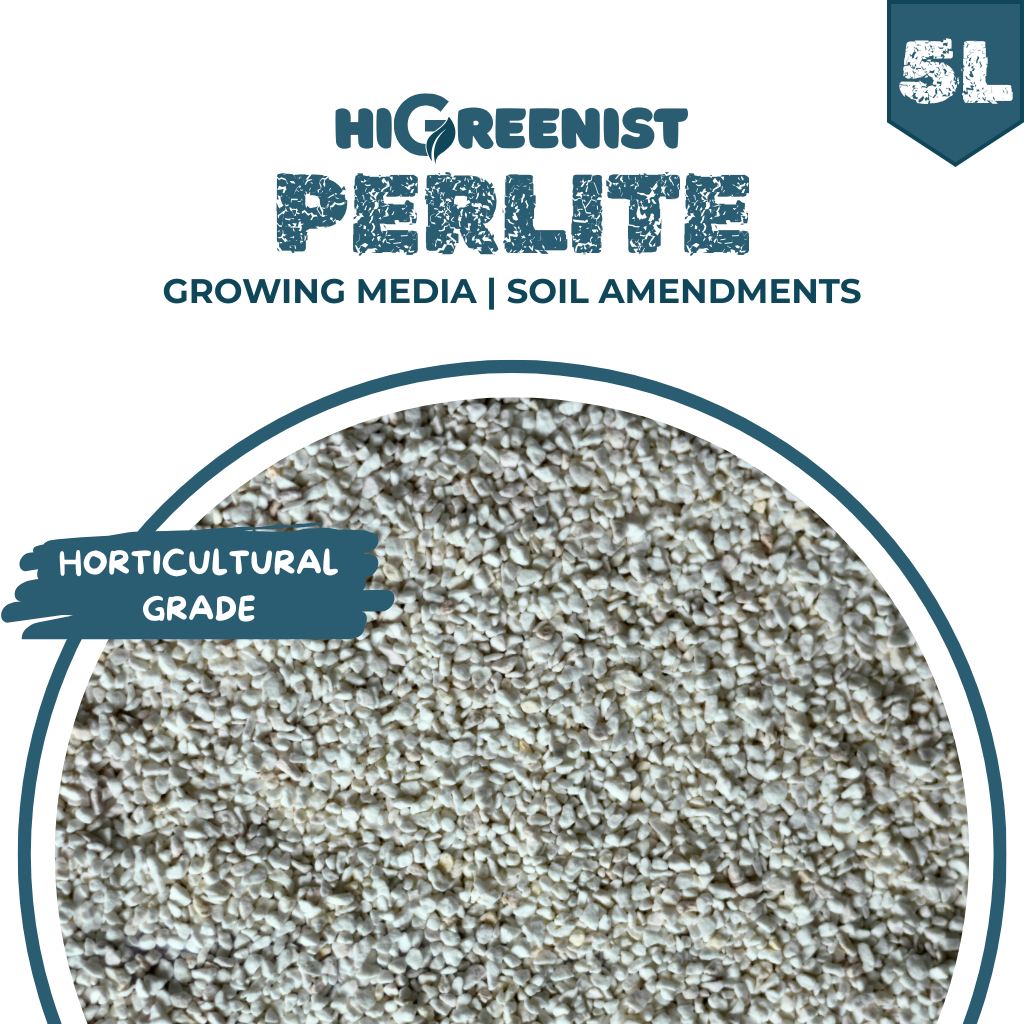 Perlite (5L) 3-6mm - Media Tanam Perlite Porous Untuk Kaktus Sukulen Hidroponik Dan Tanaman Hias - F