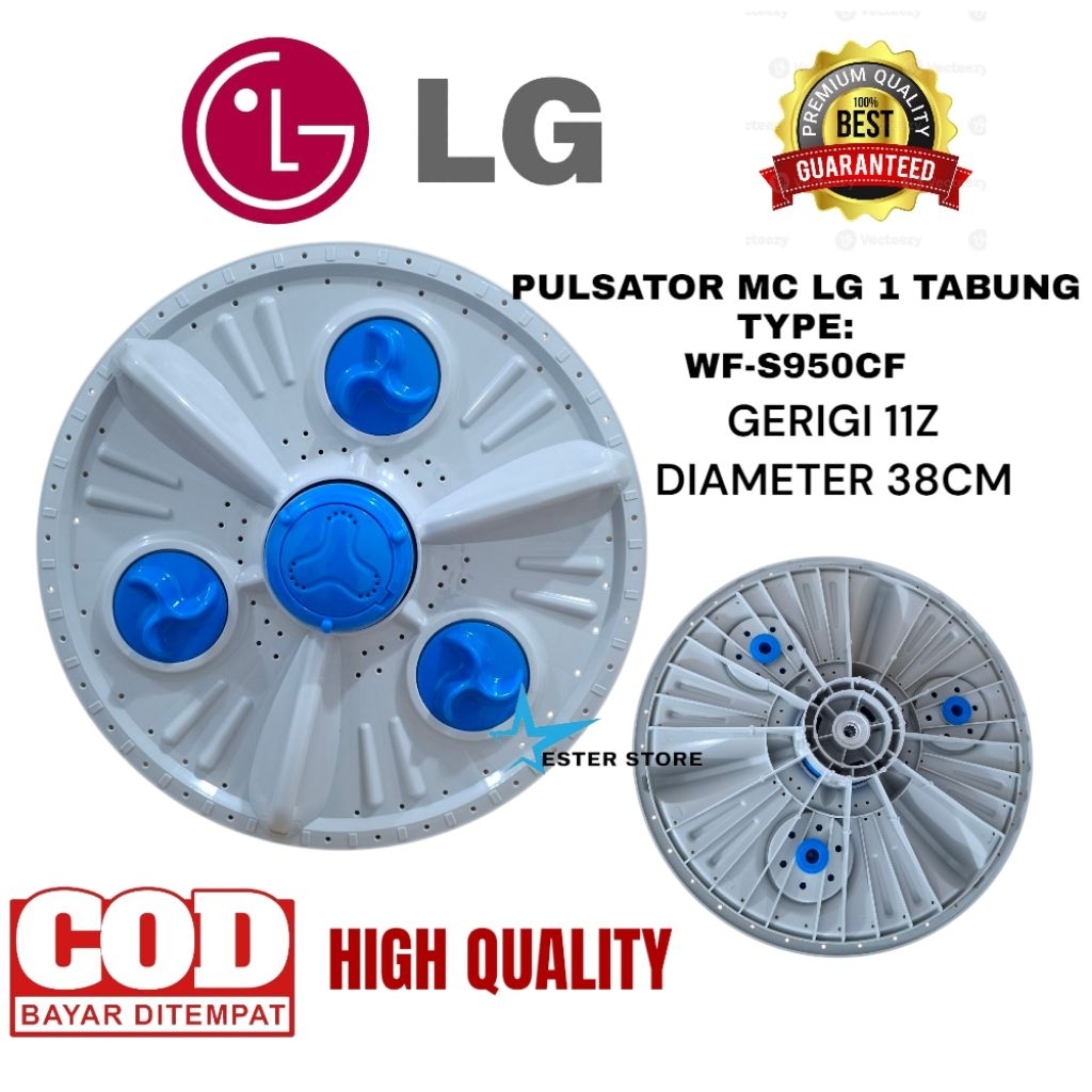 Pulsator LG WF--S950CF pulsator mesin cuci LG 1 tabung GIgi 11z diameter 38 cm