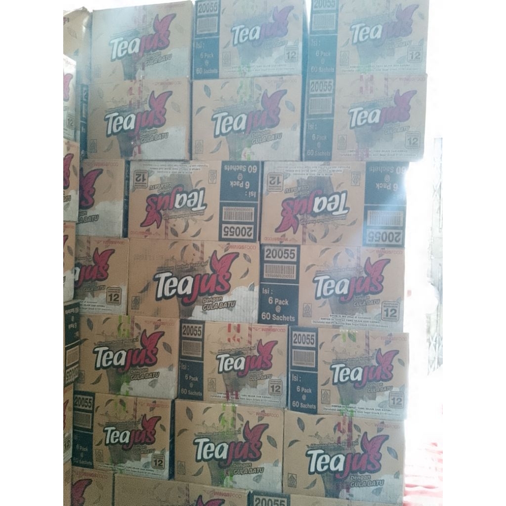 

Minuman Bubuk Teh Manis Teajus Tea Jus Gula Batu [1 dus]